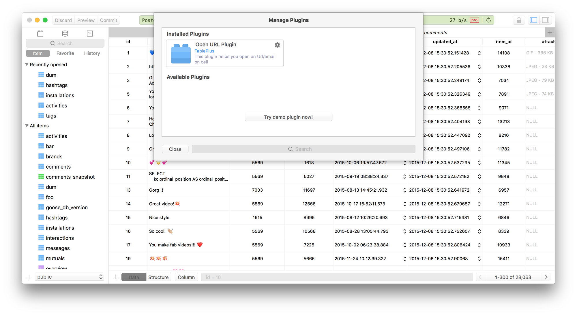 tableplus-plugins